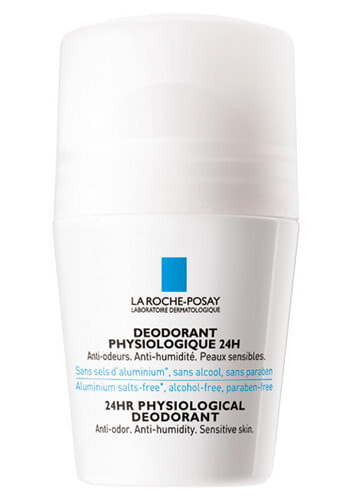 La Roche-Posay Physiological Deodorant for Sensitive Skin Шариковый дезодорант для чувствительной кожи 50 мл