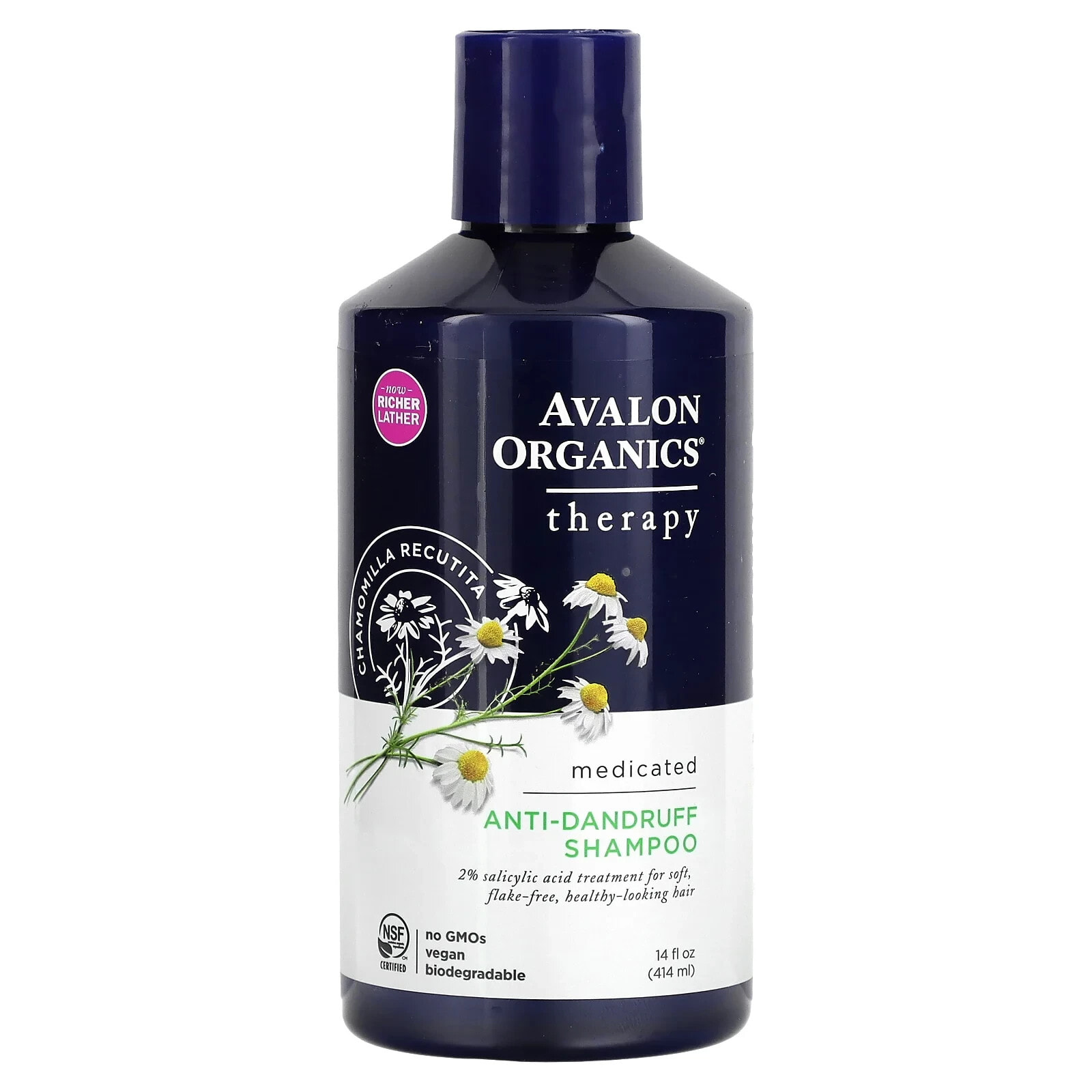 Avalon Organics Therapy Anti-Dandruff Shampoo Шампунь против перхоти с ромашкой 414 мл