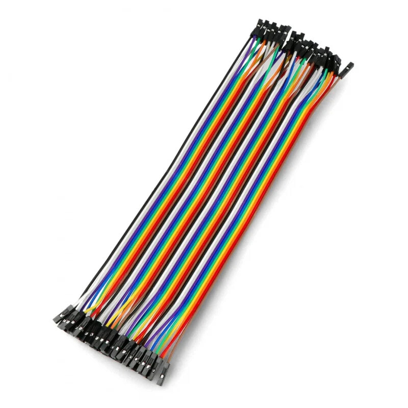 Connecting cables female-female justPi 20cm - 40pcs.