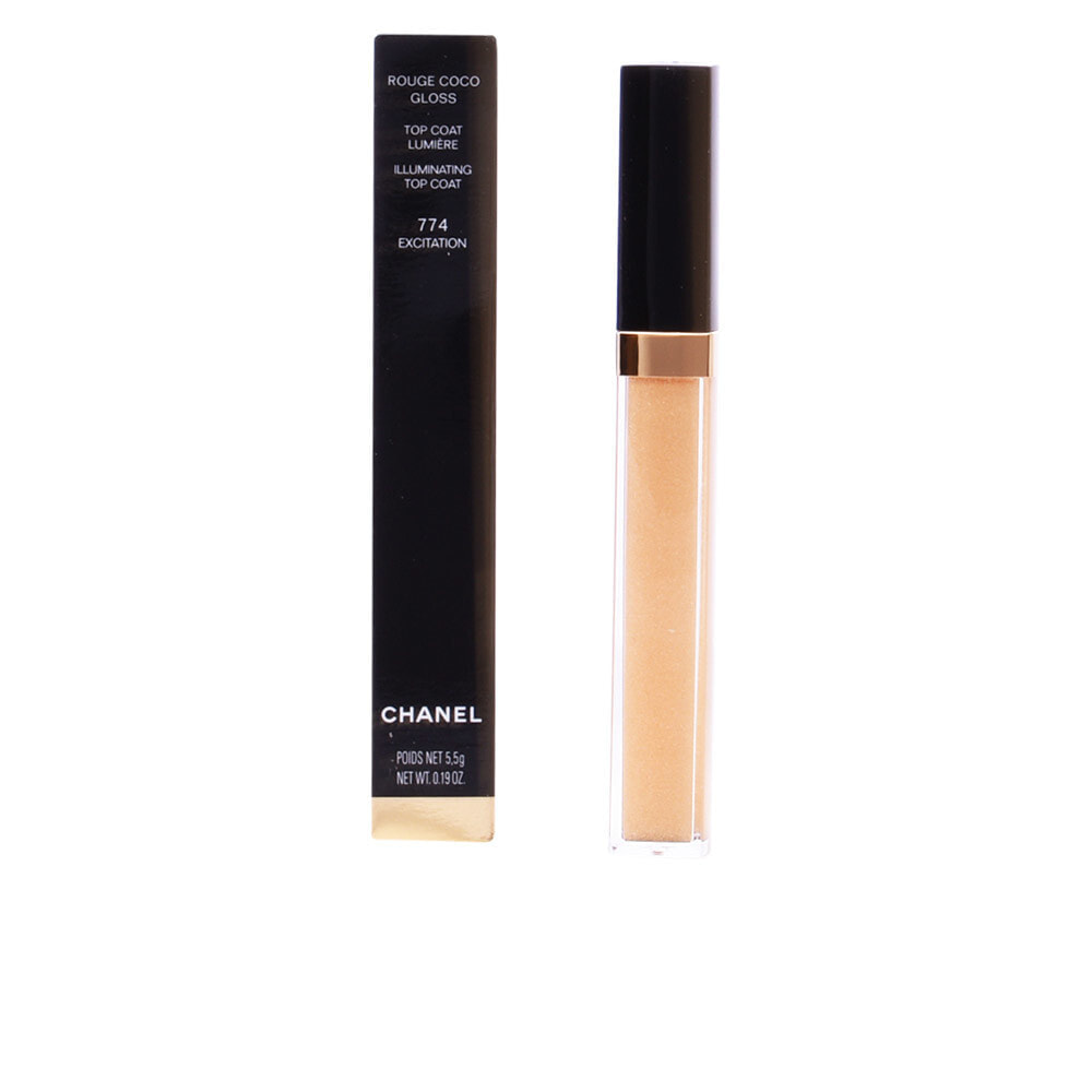 Chanel Rouge Coco Gloss Top Coat lesk na rty odstín 774 Excitation 5.5 g