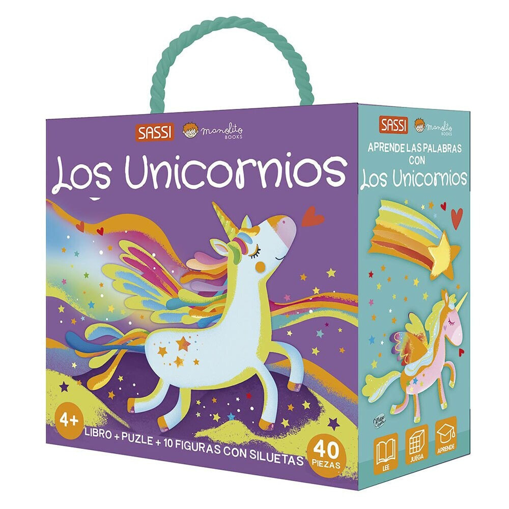 MANOLITO BOOKS Unicorns Book Puzzle