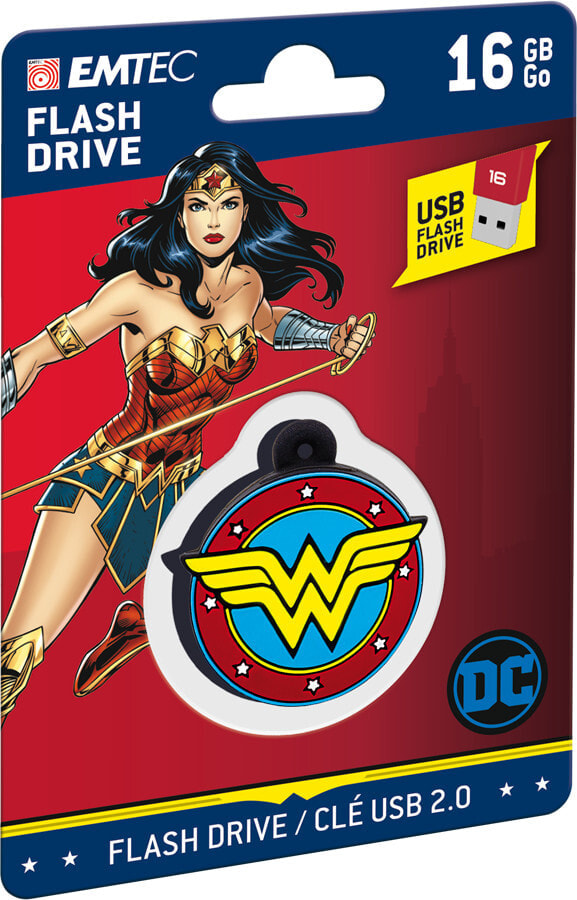 Emtec DC Comics Collector Wonder Woman USB флеш накопитель 16 GB USB тип-A 2.0 Разноцветный ECMMD16GDCC03