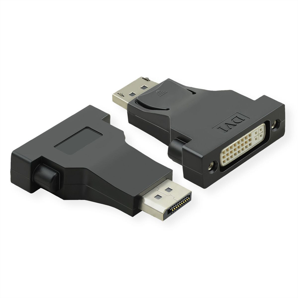 Value 12.99.3157 кабельный разъем/переходник DisplayPort DVI Черный