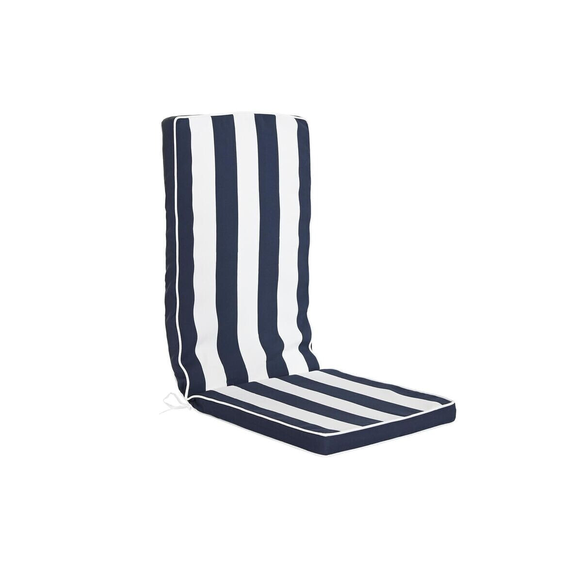Cushion DKD Home Decor White Navy Blue Stripes 42 x 4 x 115 cm