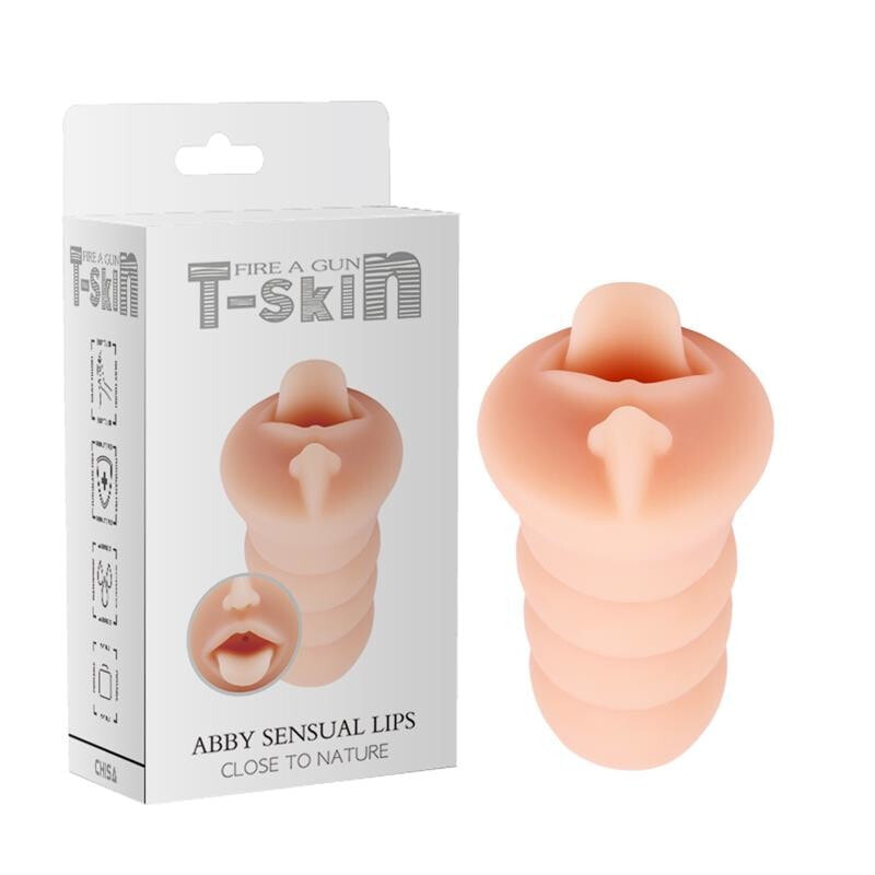 Мастурбатор CHISA Masturbador Abby Sensual T-Skin 15 cm Flesh