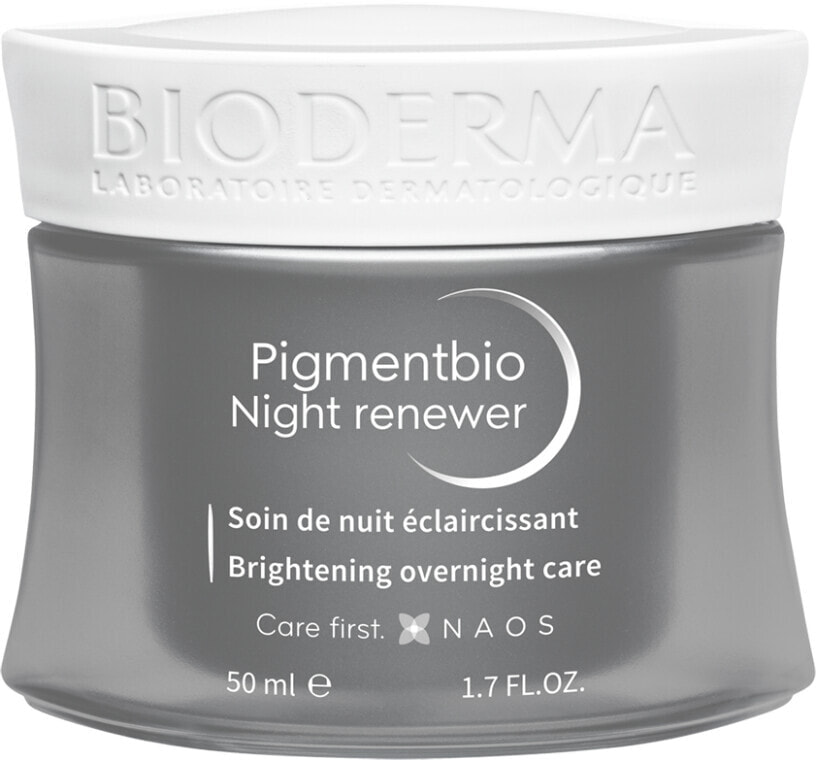 Aufhellende Nachtcreme für empfindliche Haut - Bioderma Pigmentbio Night Renewer Brightening Overnight Care