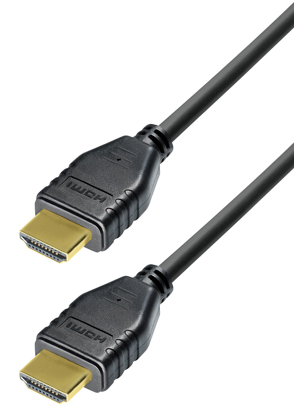 Transmedia C 218-1,5 - 1.5 m - HDMI Type A (Standard) - HDMI Type A (Standard) - 48 Gbit/s - Black - Gold