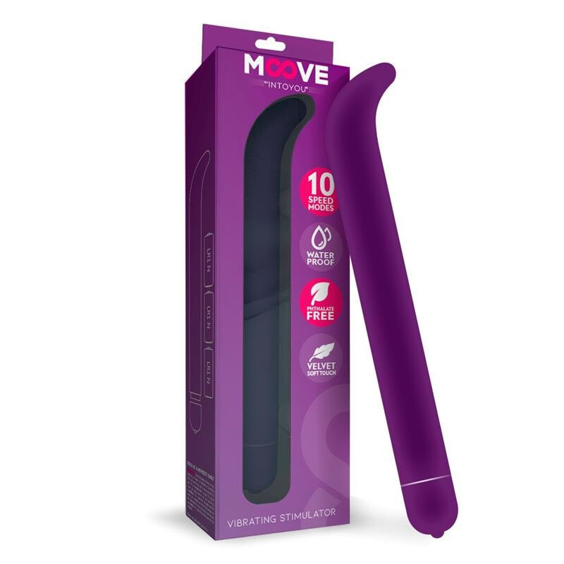 Вибратор MOOVE Vibe Stimulator G-spot 10 functions Purple