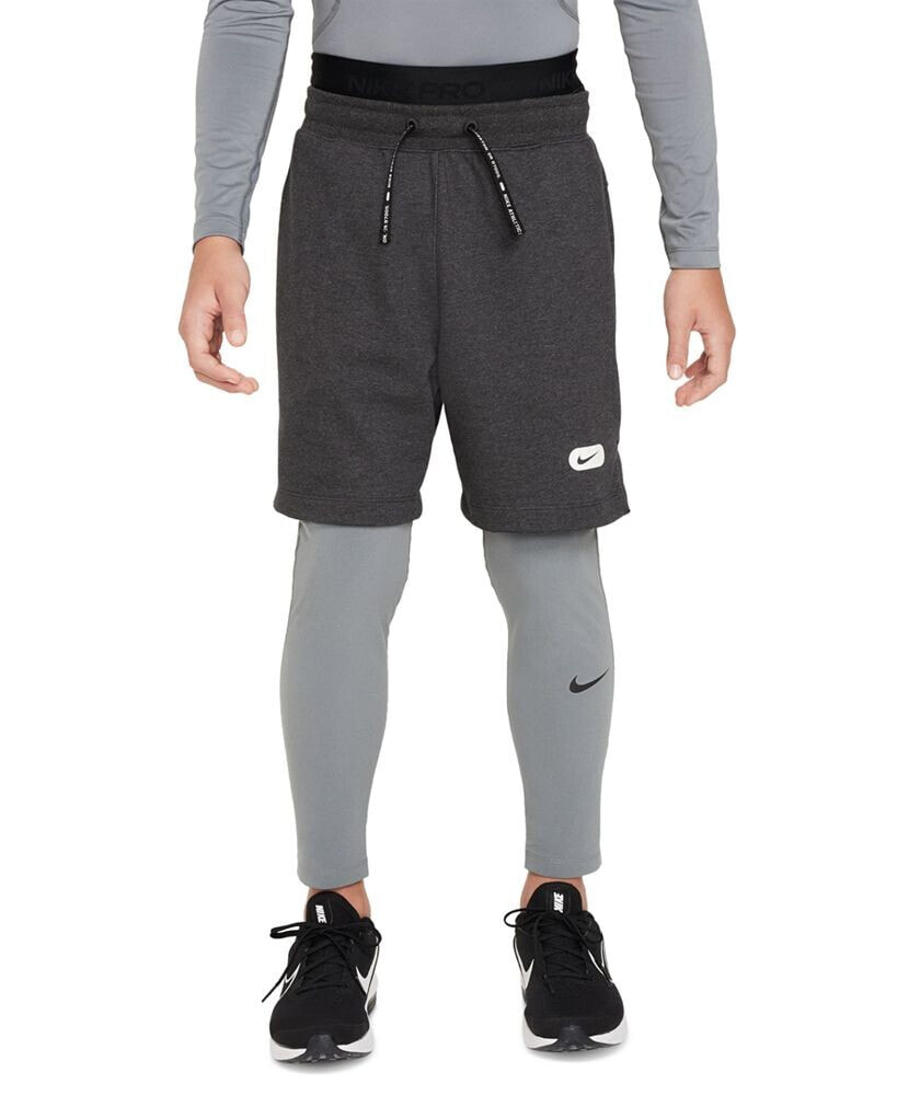Nike big Boys Pro Dri-FIT Stretch Performance Leggings