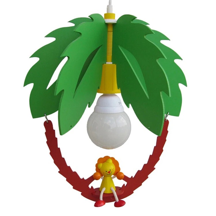 Подвесной светильник Elobra в виде пальмы со львом