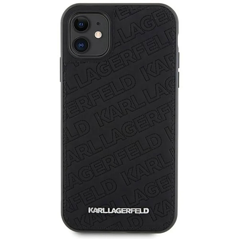 KARL LAGERFELD Klhcn61Pqkpmk iPhone 11XR 6.1 Quilted K Pattern phone case