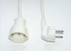 E&P SV 2 - 2 m - 1 AC outlet(s) - White - 250 V - 16 A - White