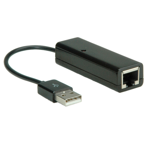 Value USB 2.0 - RJ-45 RJ45, USB Черный 12.99.1107