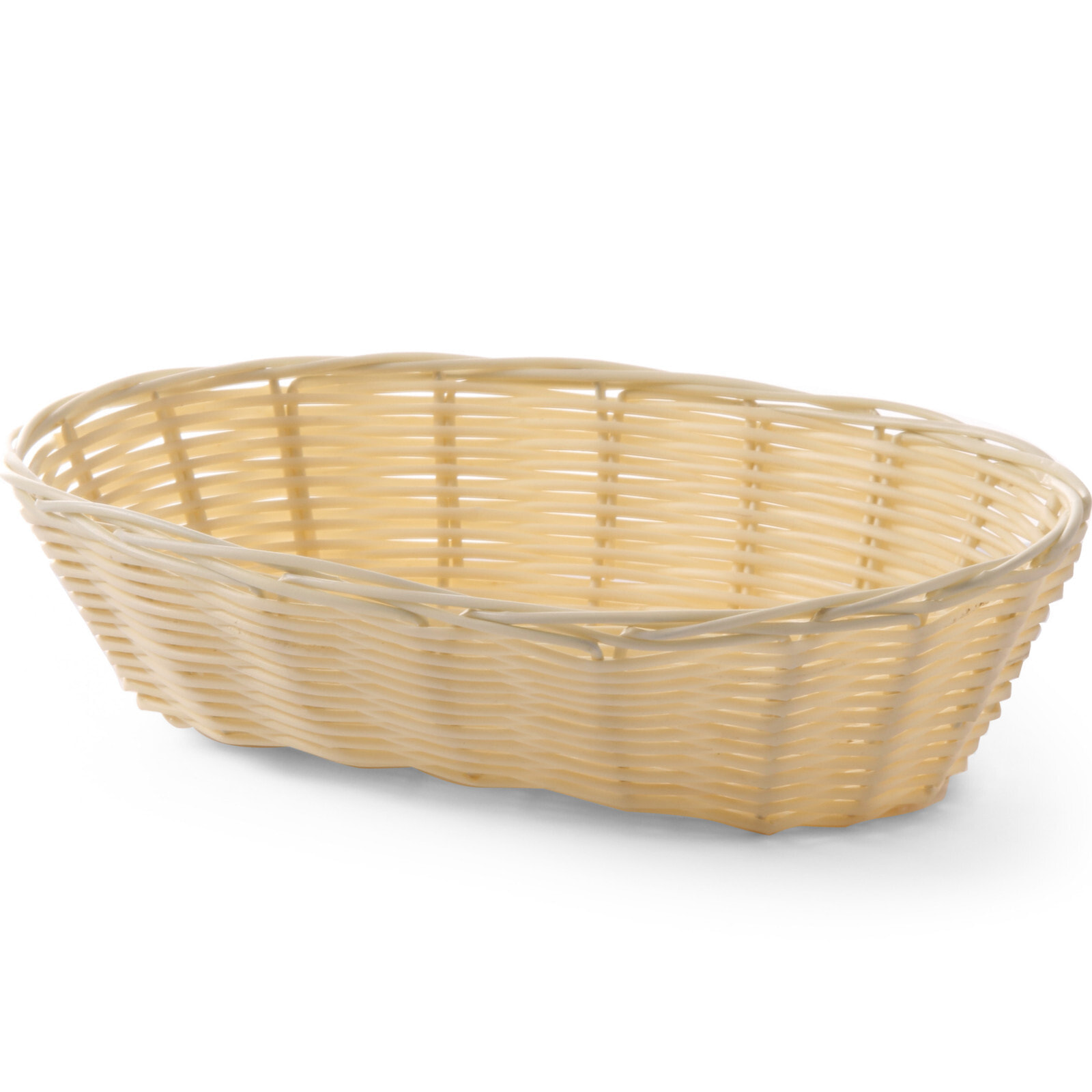 Oval poly rattan bread basket 225x130x55mm - Hendi 426500
