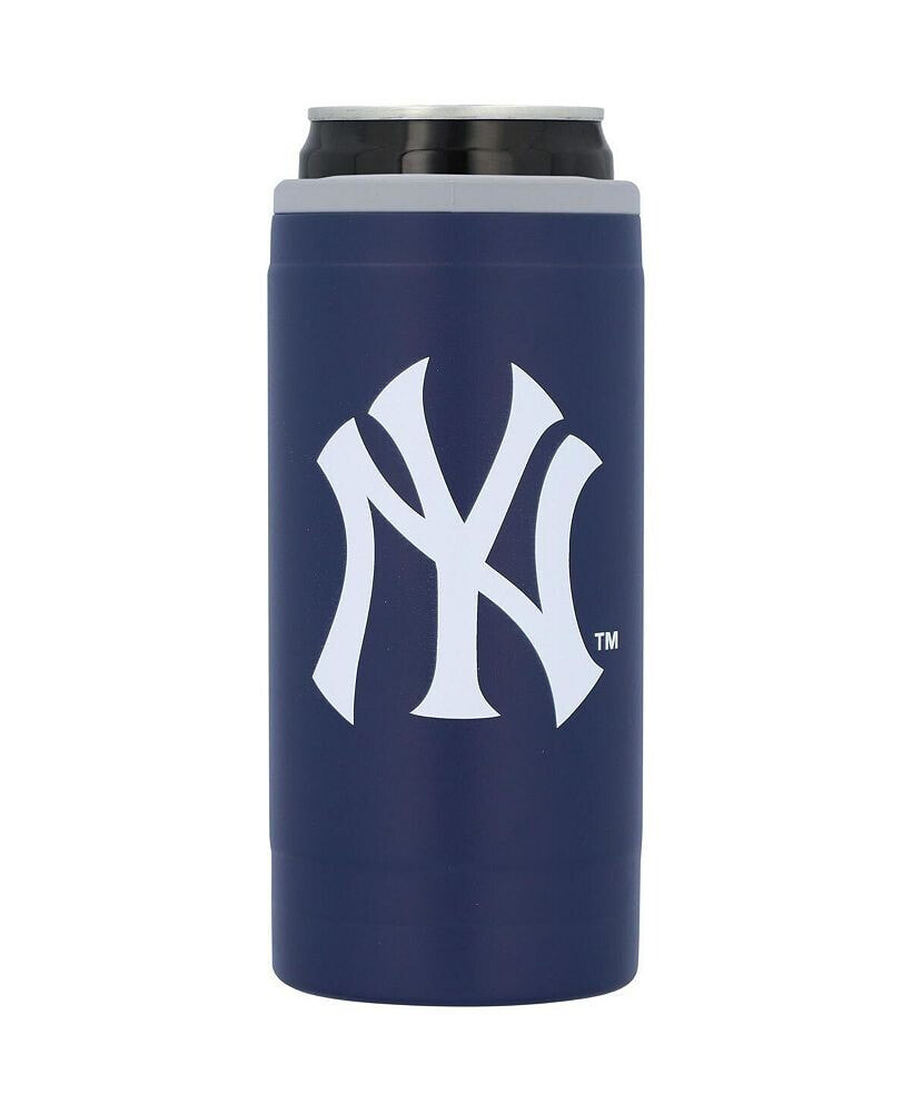 Logo Brands new York Yankees 12 Oz Flipside Powdercoat Slim Can Cooler