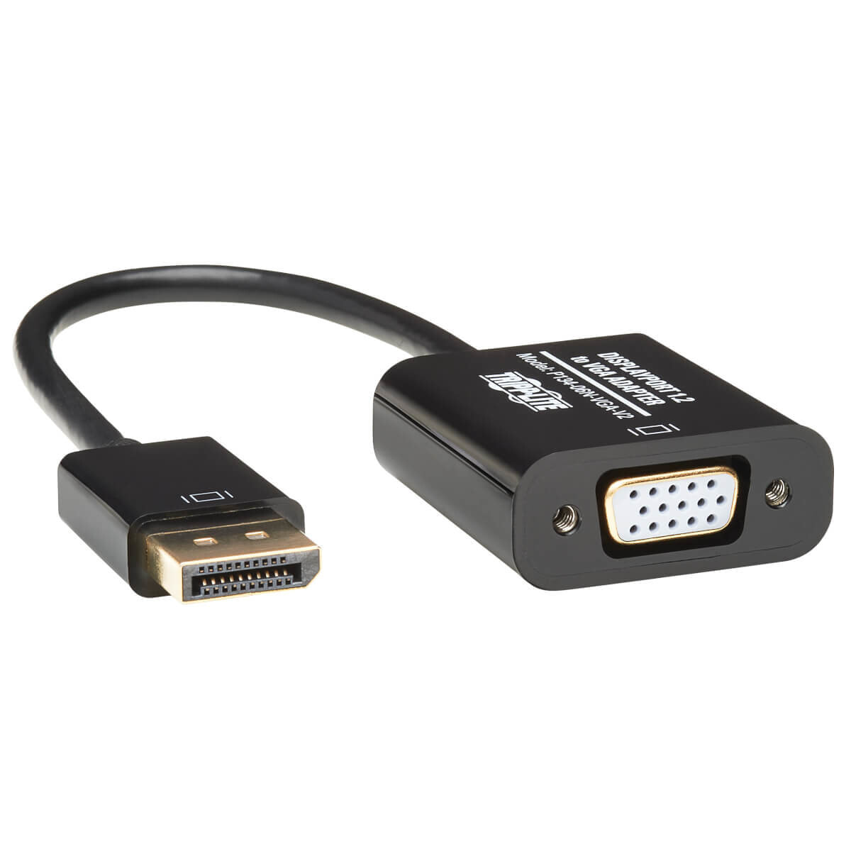 Tripp Lite P134-06N-VGA-V2 видео кабель адаптер 0,15 m DisplayPort VGA (HD15) Черный