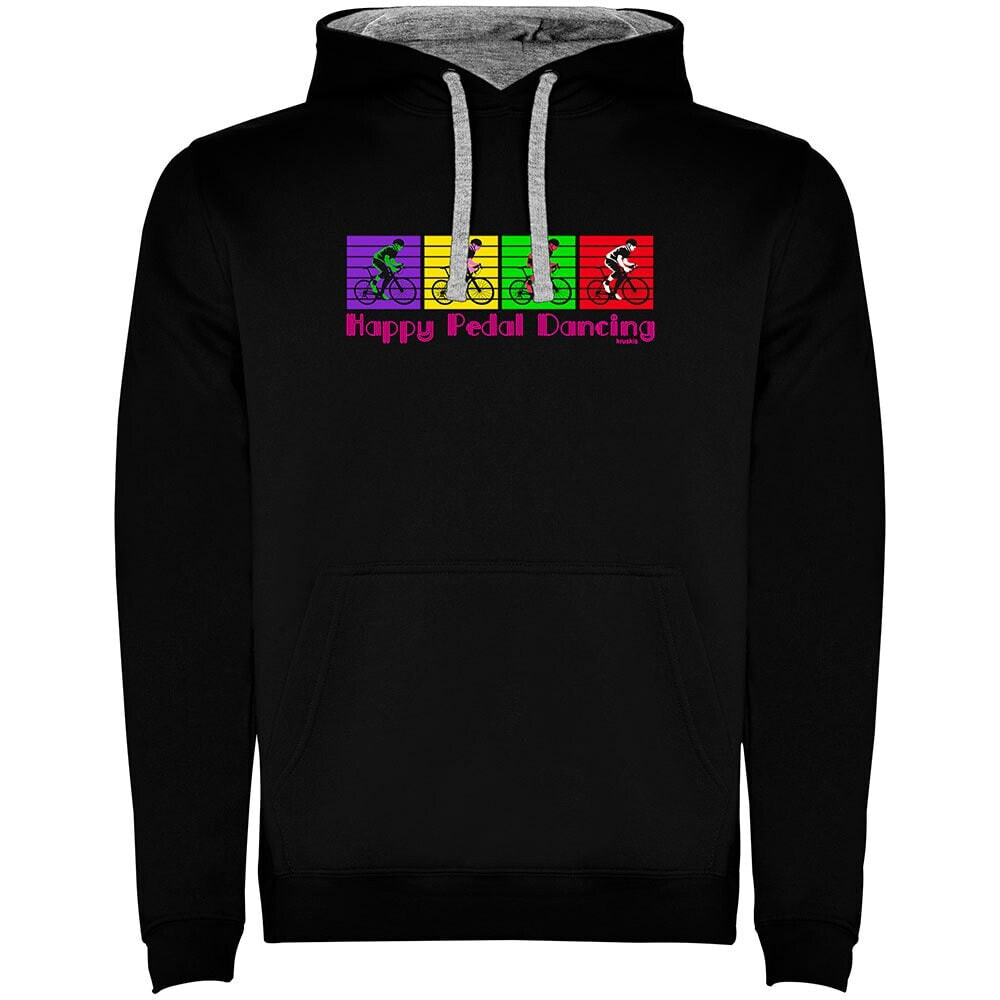 KRUSKIS Happy Pedal Dancing Two-Colour Hoodie