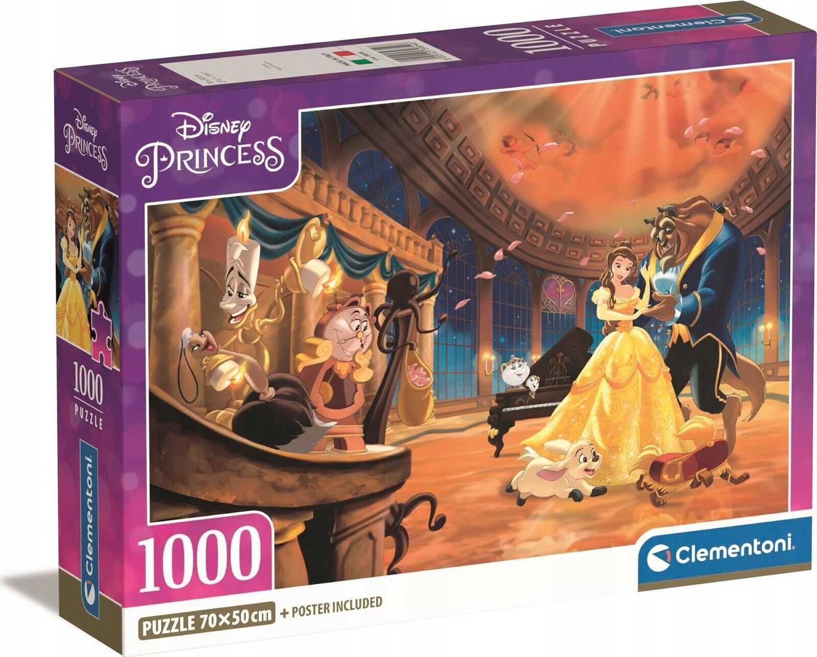 Clementoni CLE puzzle 1000 Compact Disney Princess 39854