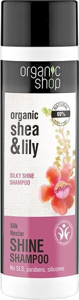 Organic Shop Organic Shea & Lily Shine Shampoo Бессульфатный шампунь, придающий блеск волосам 280 мл