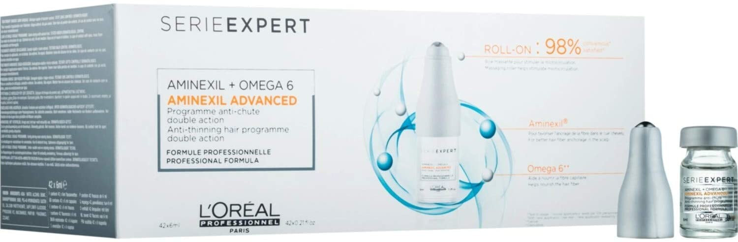 Средство от выпадения волос L'Oreal Paris L'Oreal Professionnel Serie Expert Aminexil Control 42 x 6 ml Aminexil Advanced Anti-Thinning Hair Treatment, 252 ml