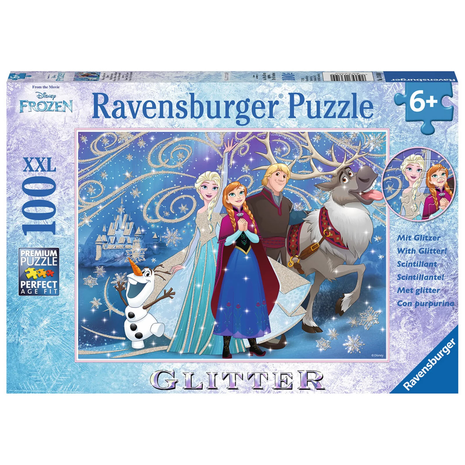 Puzzle Disney Frozen: Glitzernder Schnee