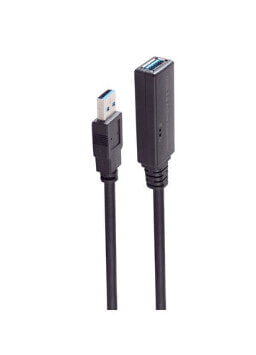 BS13-39075 - 10 m - USB A - USB A - 5 Mbit/s - Black
