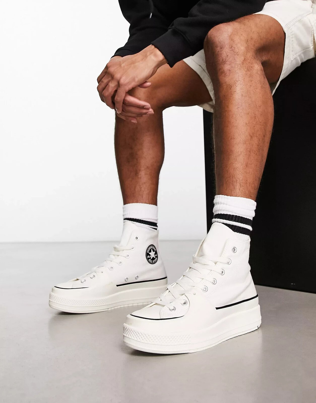 Converse – Chuck Taylor All Star Construct – Sneaker in Weiß