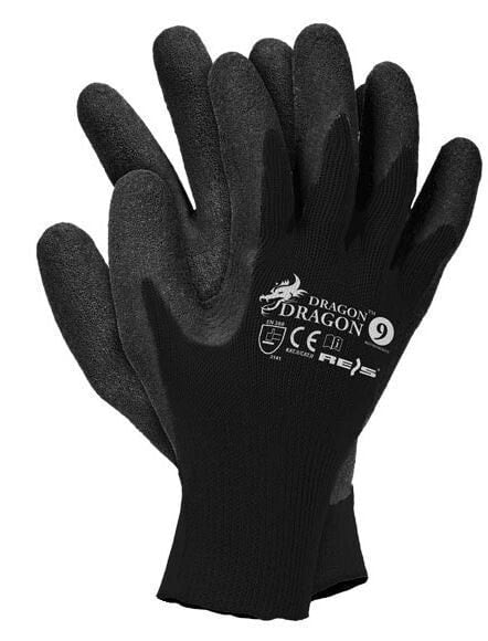 Reis RDR BB protective gloves made of coated knitted fabric, size 8 - RDR BB 8
