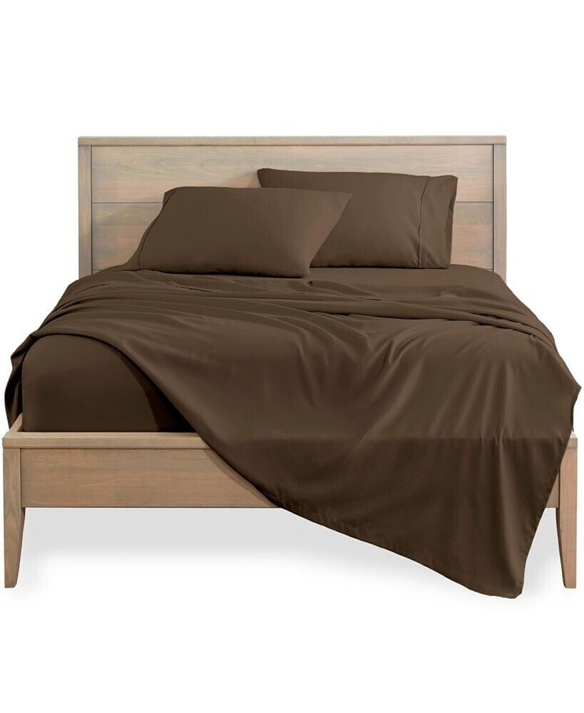 Bare Home double Brushed Sheet Set, Twin