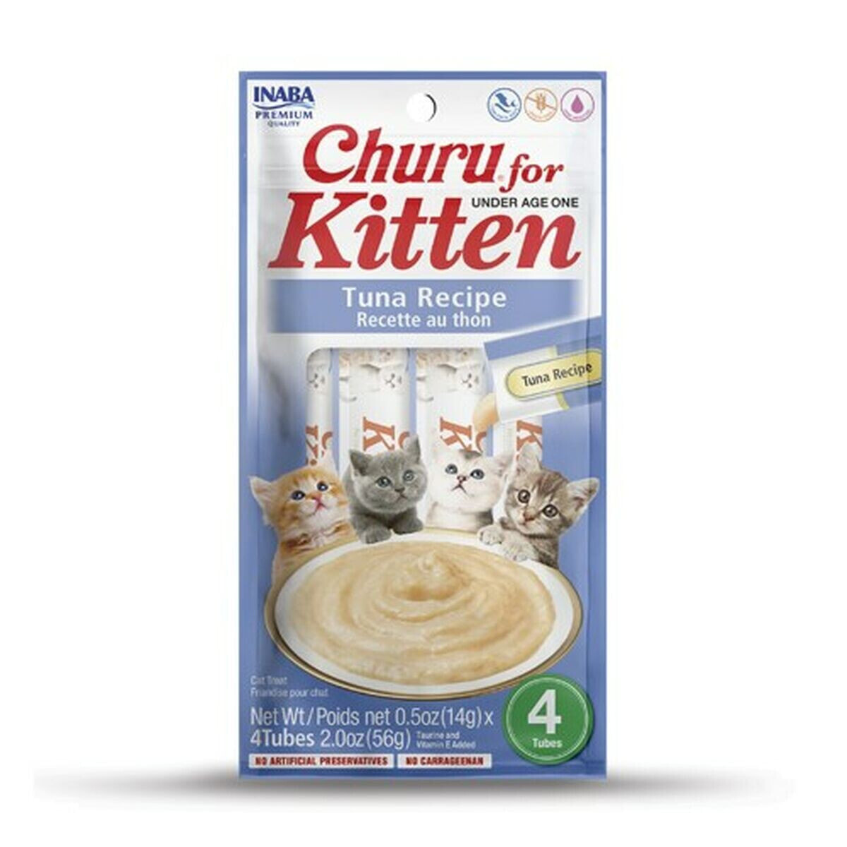 Snack for Cats Inaba Churu for Kitten Тунец 4 x 14 g