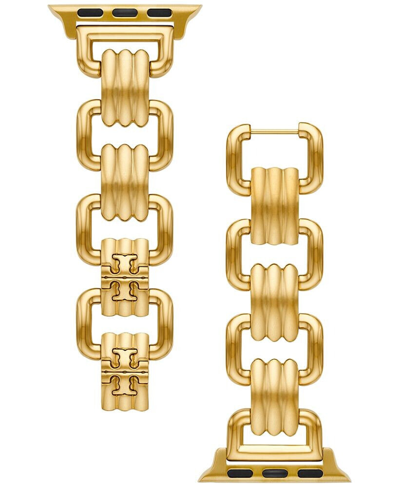 Tory Burch gold-Tone Stainless Steel Jewelry Link Bracelet For Apple Watch® 38mm/40mm