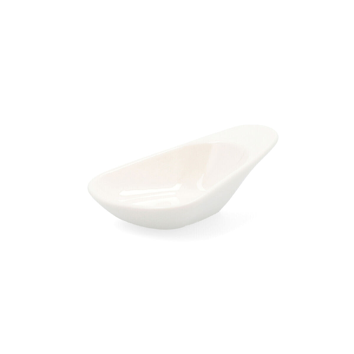 Snack tray Quid Select Ceramic White 10,5 cm (6 Units) (Pack 6x)
