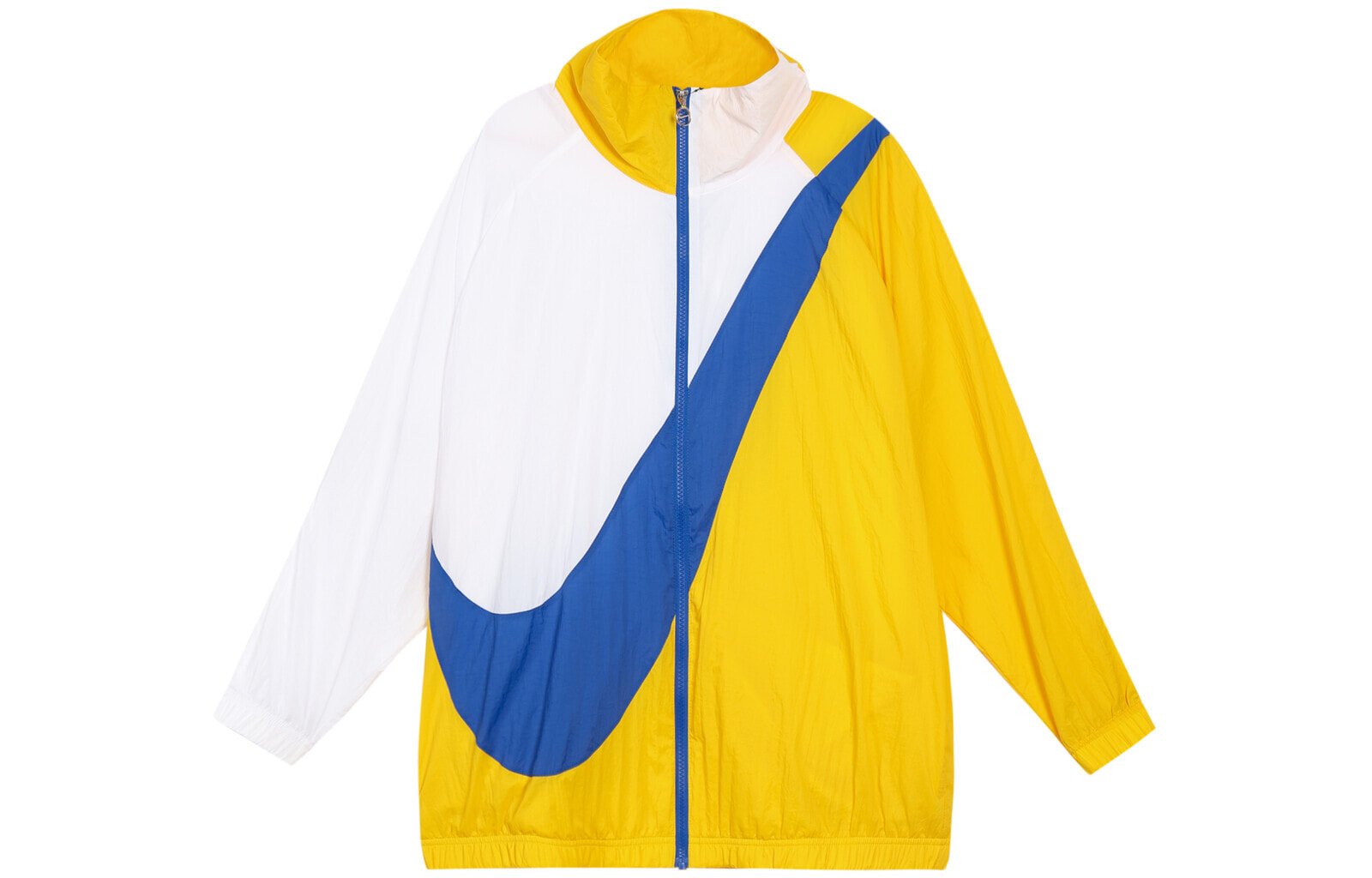 Nike Sportswear Swoosh 梭织Logo运动夹克 女款 黄色 / Куртка Nike Sportswear Swoosh Logo BV3686-743