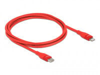 86634 - Red - USB C - Lightning - 1 m - Male - Male