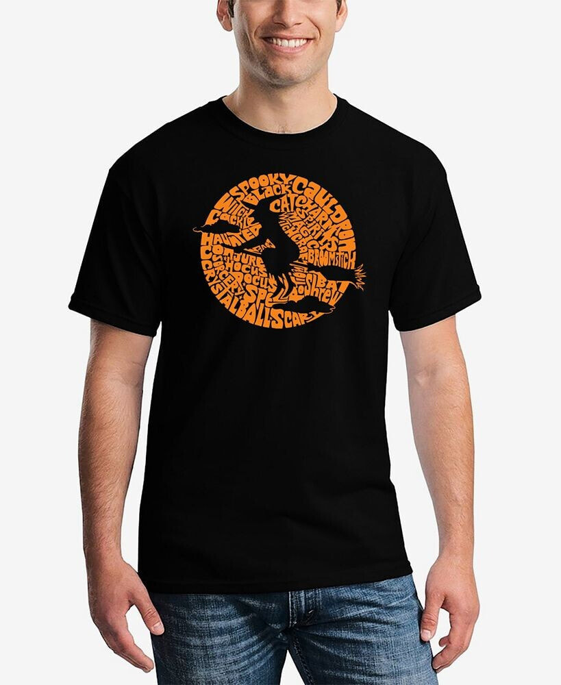 Men's Spooky Witch Word Art Short Sleeve T-shirt