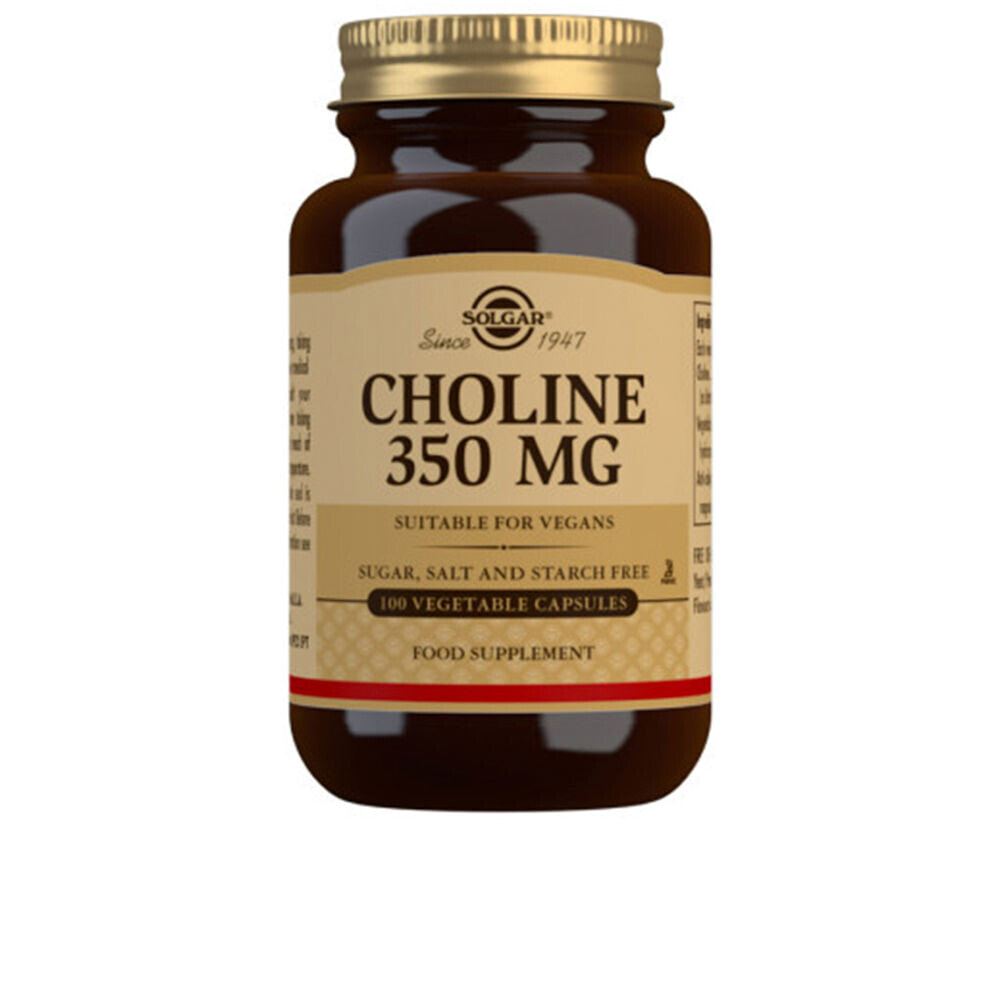 Choline 350 Mg 100 Vegetable Capsules