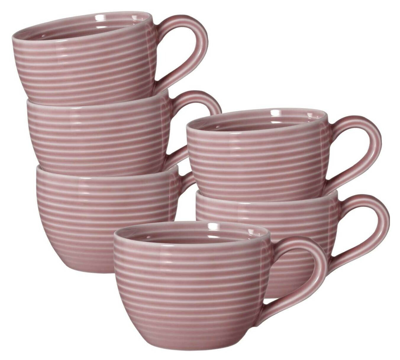 Espressotassen Beat Color Glaze 6er Set