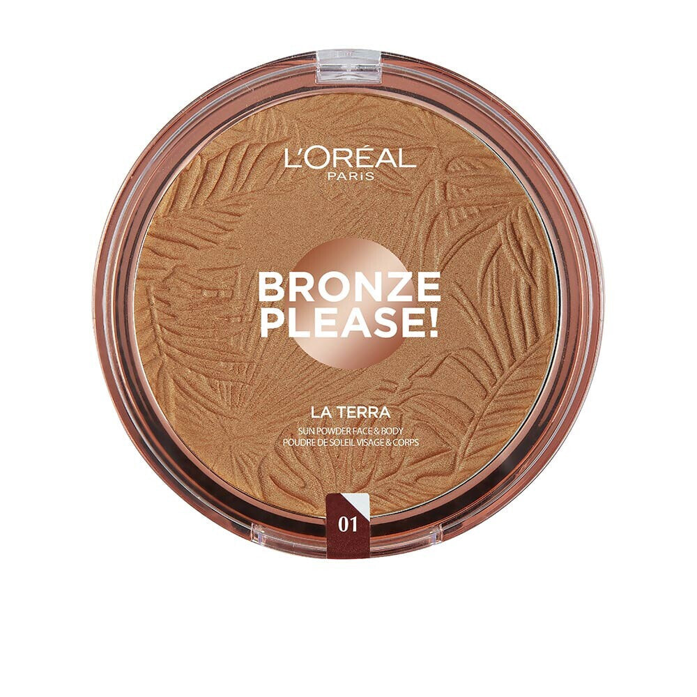 Loreal Paris Bronze Please Sun Powder Face & Body No. 01 Light Caramel Матовый бронзер для лица и тела