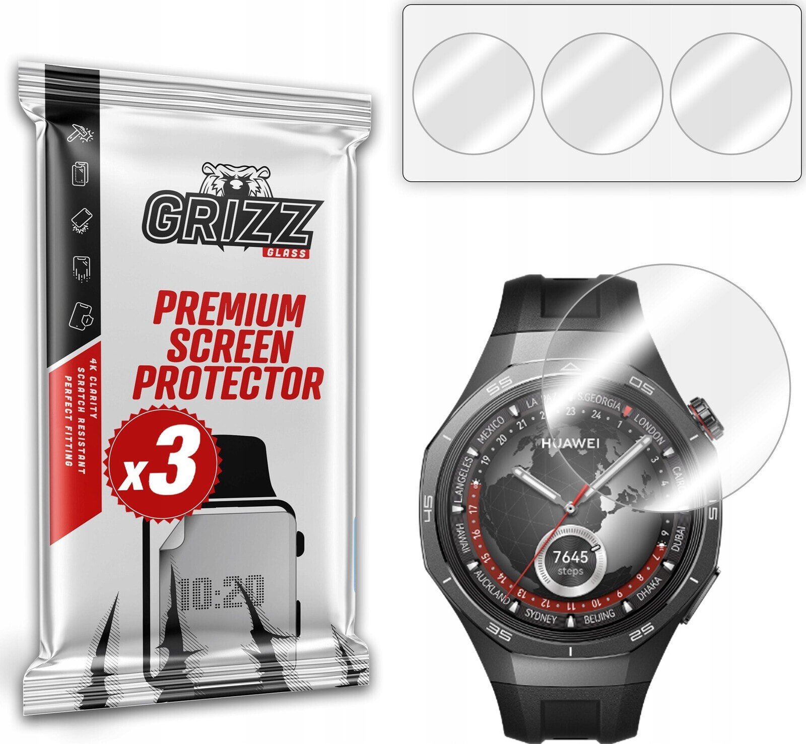 GrizzGlass Folia hydrożelowa GrizzGlass Hydrofilm do Huawei Watch GT 5 Pro 46mm