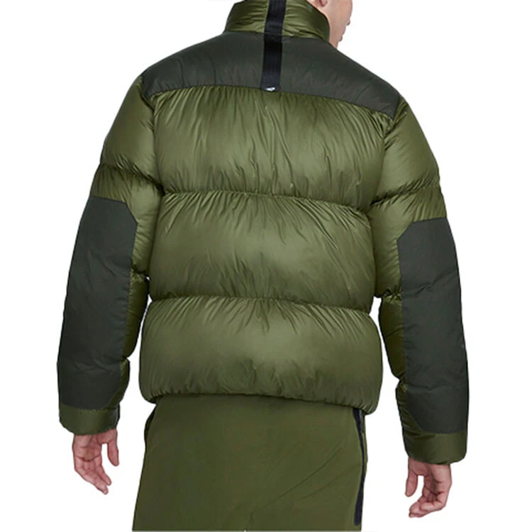 Nike Down Jackets Men Coarse Green