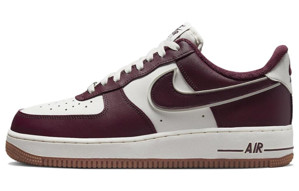 Nike Air Force 1 Low college pack 生胶底 防滑轻便 低帮 板鞋 男款 白鹫红 / Кроссовки Nike Air Force 1 Low college pack DQ7659-102