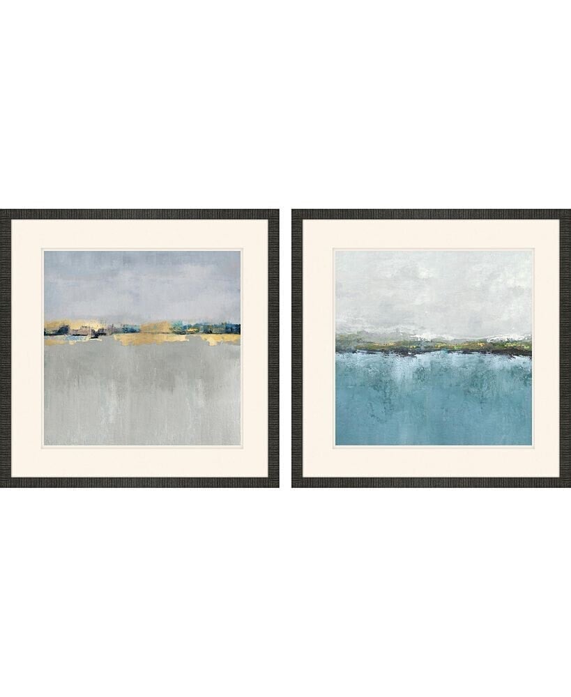 Paragon Picture Gallery gentle Horizon I Framed Art, Set of 2