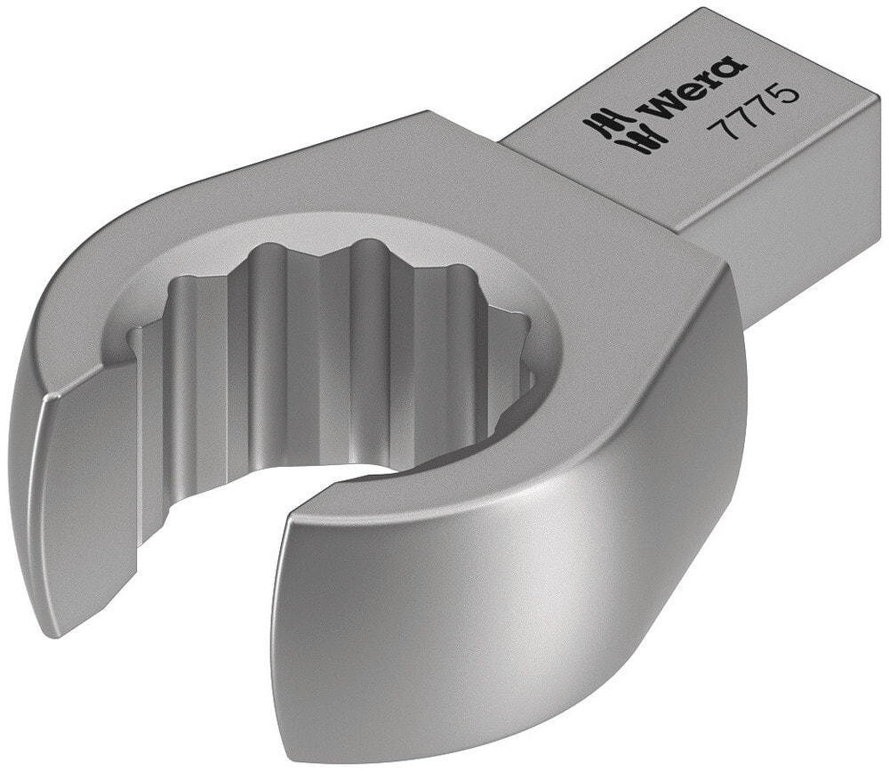 Торцевая головка, свечной или торцевый ключ Wera 7775. Product type: Torque wrench end fitting, Product colour: Silver, Quantity per pack: 1 pc(s)