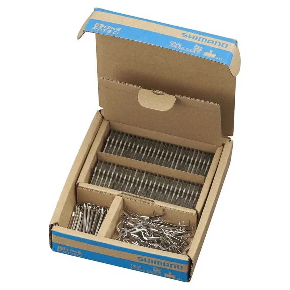 SHIMANO D03S Resin Brake Pads With Spring 25 Pairs