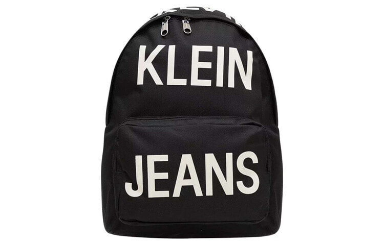 CK/Calvin Klein JEANS CK 大容量字母LOGO 书包背包双肩包 男女同款情侣款 黑色 / Рюкзак CKCalvin Klein JEANS CK LOGO K50K504532-910