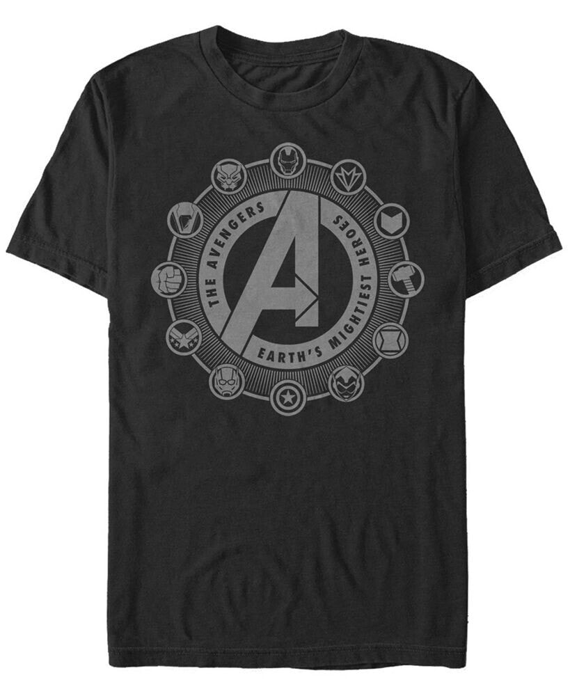 Fifth Sun men's Avenger Emblems Short Sleeve Crew T-shirt