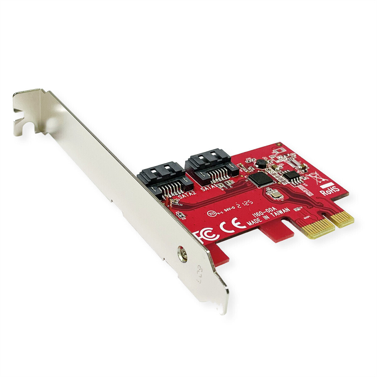 PCIe-Adapter 2x SATAIII 6Gbit/s Low Profile - PCI