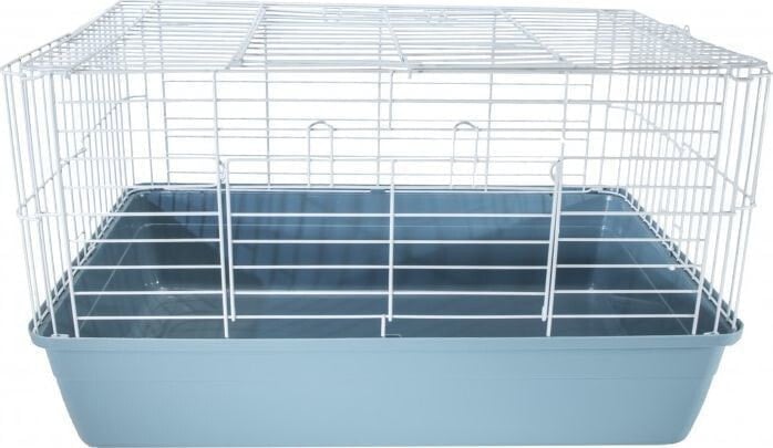 Клетка и домик для грызунов Panama Pet Klatka dla gryzoni i królika, 68,8x44,3x40,3 cm , biało/niebieska