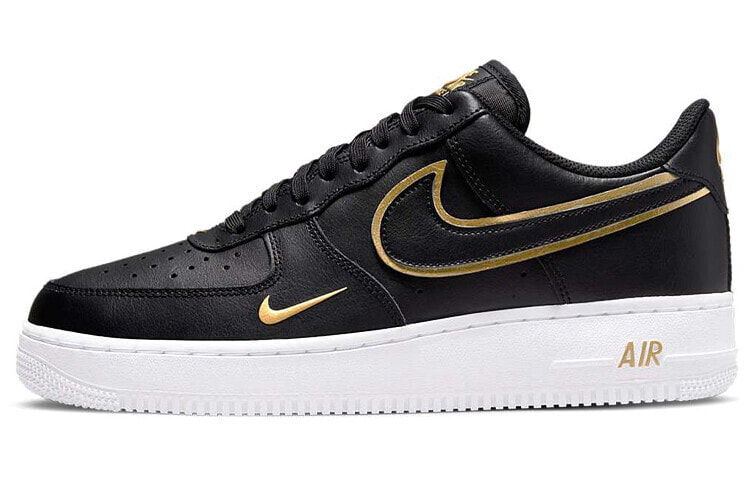 Nike Air Force 1 Low 耐磨 低帮 板鞋 男款 黑金白 / Кроссовки Nike Air Force 1 Low DA8481-001