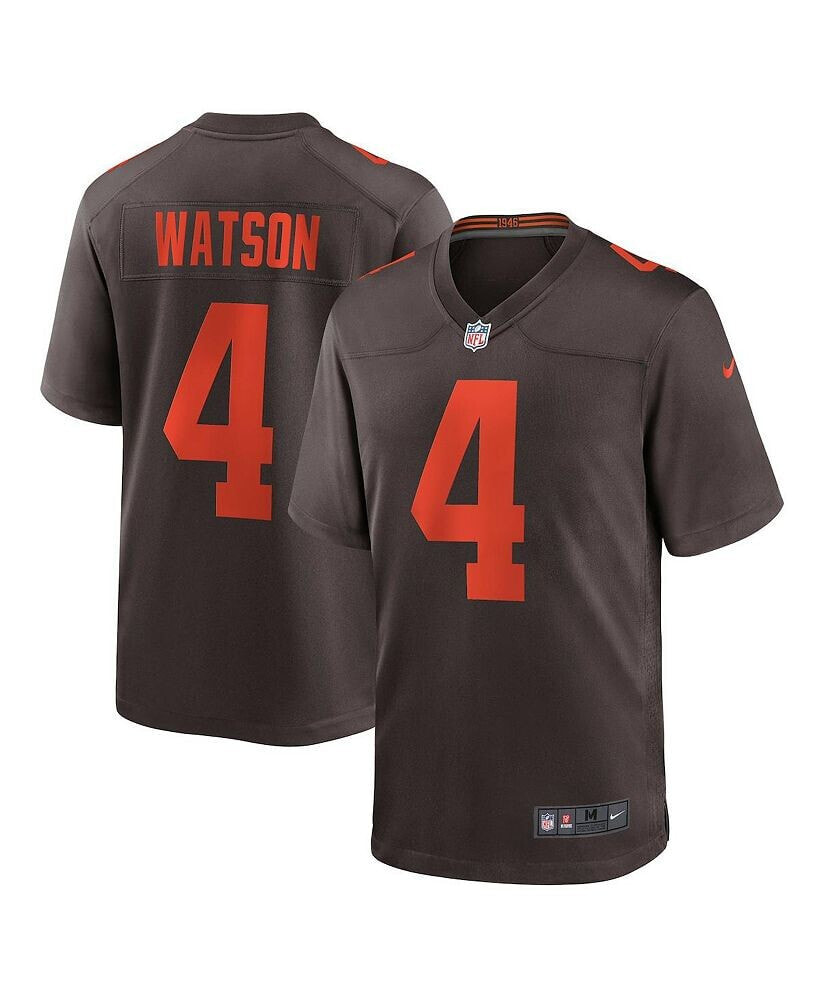 Nike men's Deshaun Watson Brown Cleveland Browns Alternate Game Jersey